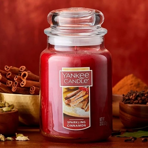 Yankee Candle Other - NWT Small Yankee Candle Sparkling Cinnamon Jar Candle- 3.7 Oz